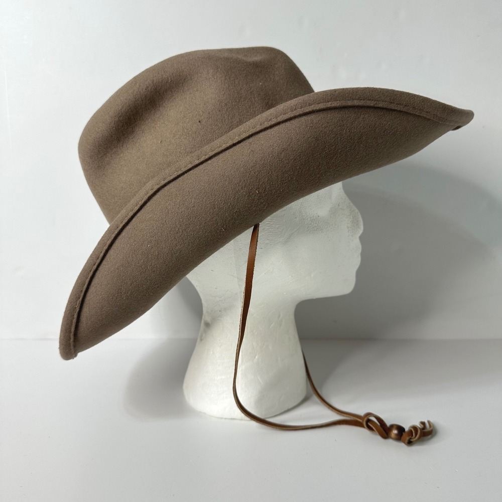 Bailey Elkhorn Western Hat Brown 100% LiteFelt Wool Packable Water Repellent USA